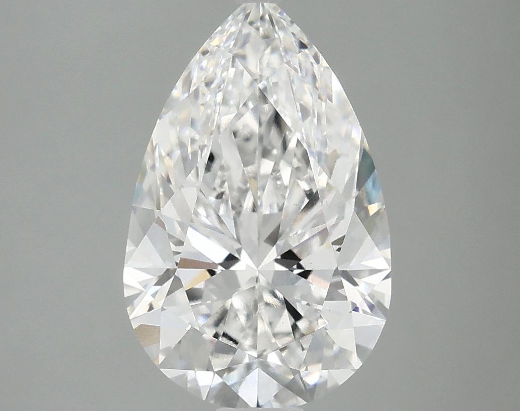 3.06 Carat Pear Shaped Ideal Cut VS1 IGI Certified Lab Grown Diamond