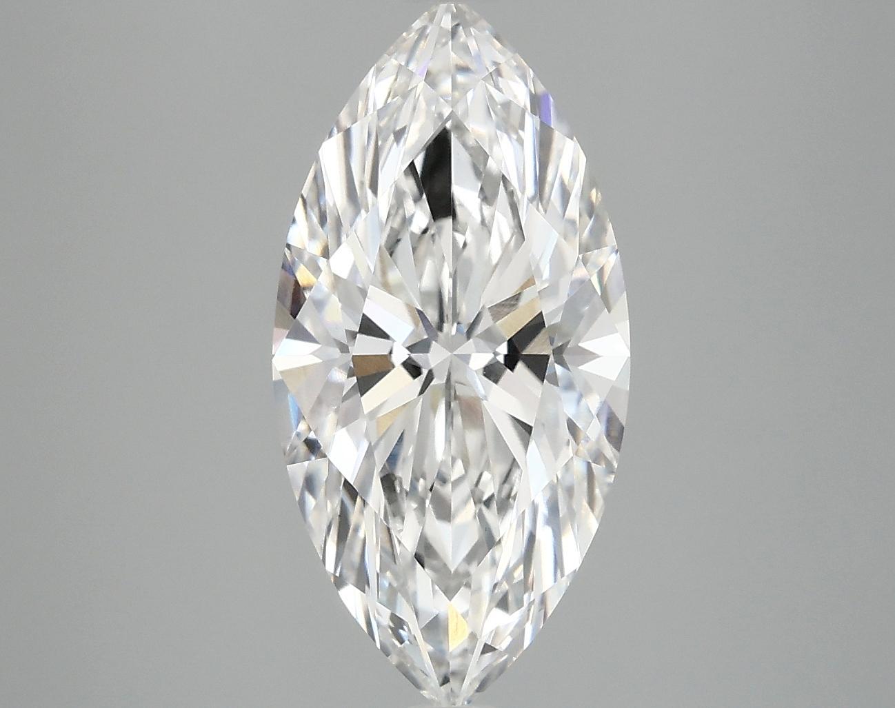 3.07 Carat Marquise Shaped Ideal Cut VS1 IGI Certified Lab Grown Diamond