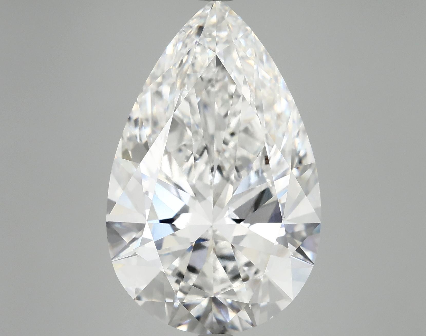 10.56 Carat Pear Shaped Ideal Cut VVS2 IGI Certified Lab Grown Diamond