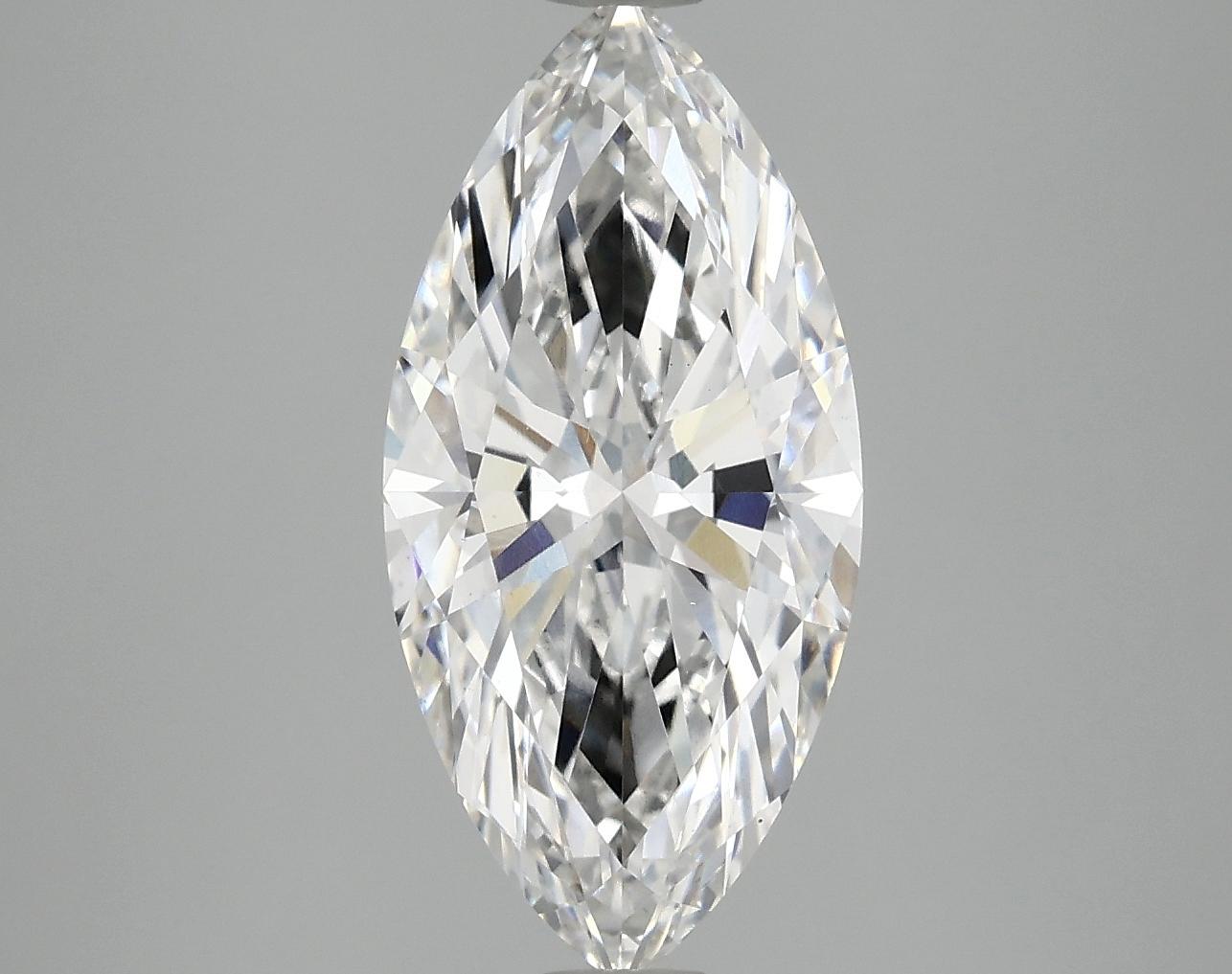 3.08 Carat Marquise Shaped Excellent Cut VS1 IGI Certified Lab Grown Diamond
