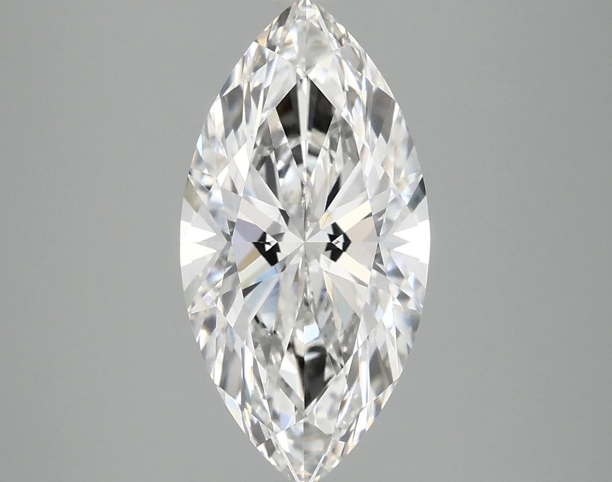 3.08 Carat Marquise Shaped Ideal Cut VVS2 IGI Certified Lab Grown Diamond