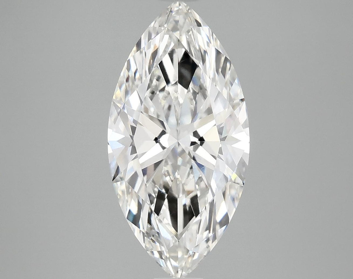 3.34 Carat Marquise Shaped Ideal Cut VVS2 IGI Certified Lab Grown Diamond