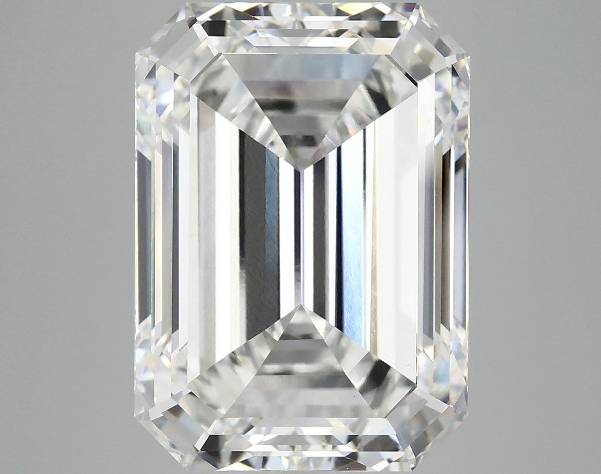 10.06 Carat Emerald Shaped Ideal Cut VVS2 IGI Certified Lab Grown Diamond