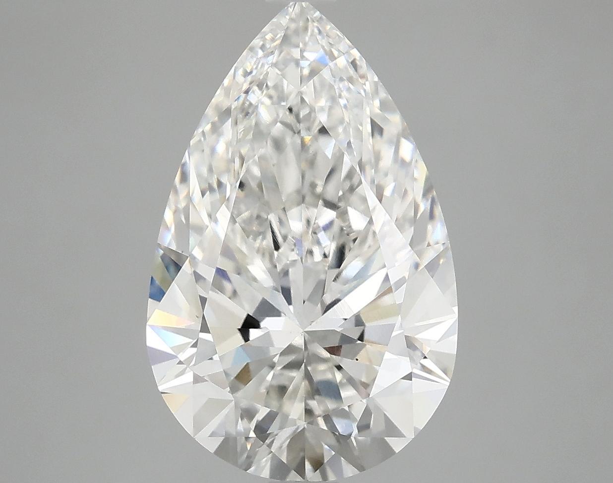 4.7 Carat Pear Shaped Ideal Cut VS1 IGI Certified Lab Grown Diamond