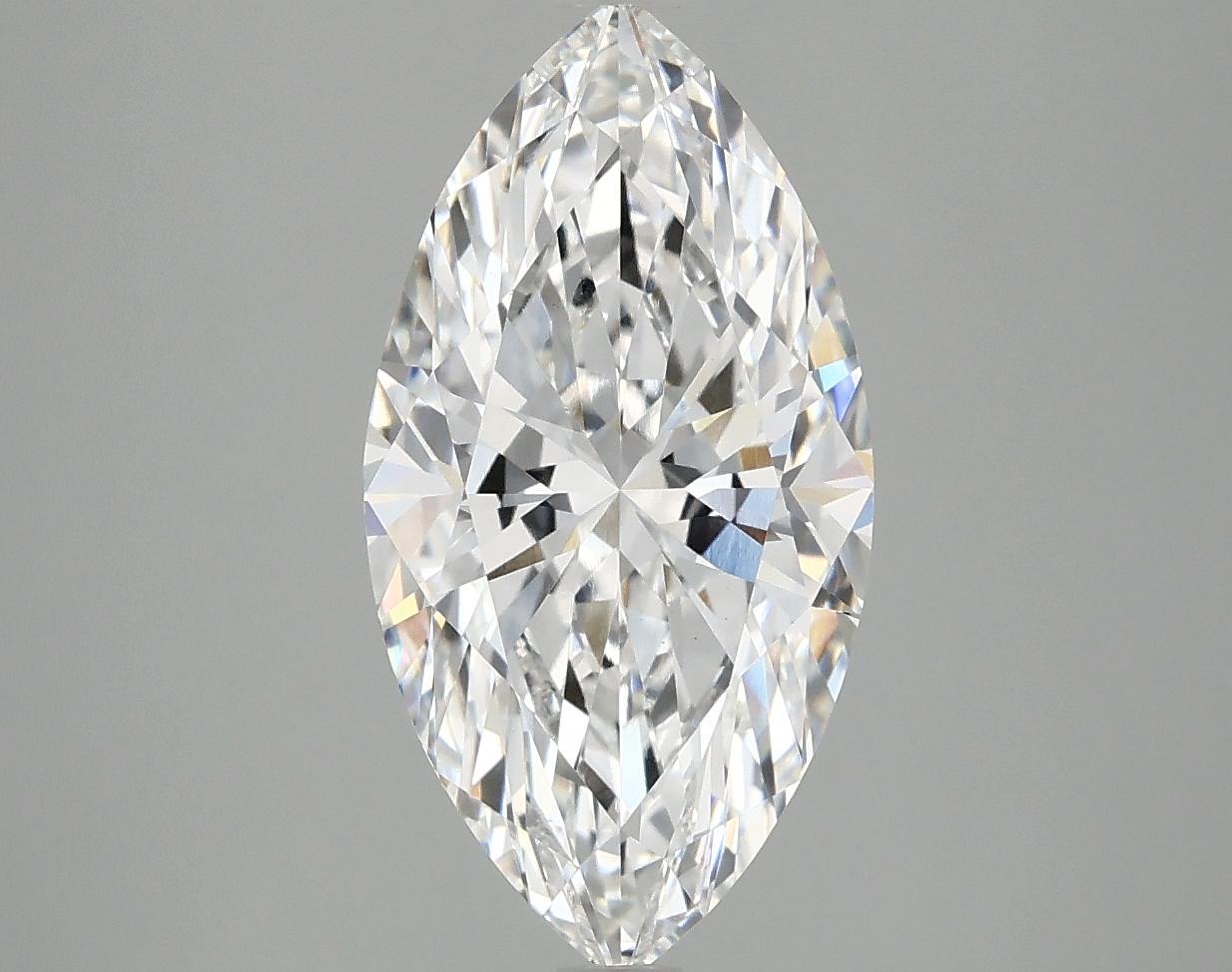 3.08 Carat Marquise Shaped Ideal Cut VVS2 IGI Certified Lab Grown Diamond