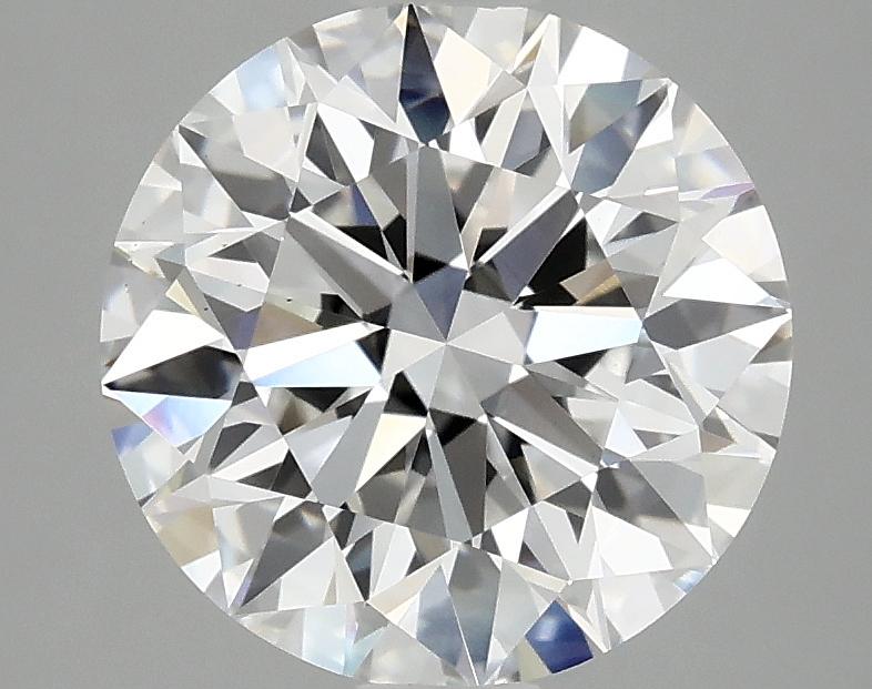3.08 Carat Round Shaped Excellent Cut VS1 IGI Certified Lab Grown Diamond