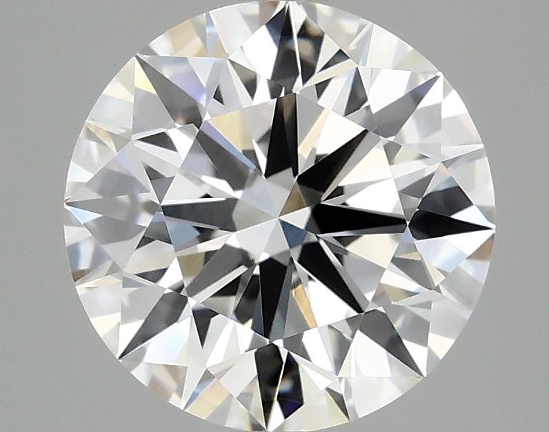 3.07 Carat Round Shaped Ideal Cut VVS2 IGI Certified Lab Grown Diamond
