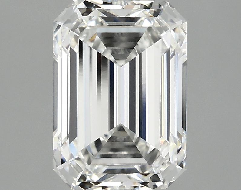 2.59 Carat Emerald Shaped Ideal Cut VVS2 IGI Certified Lab Grown Diamond