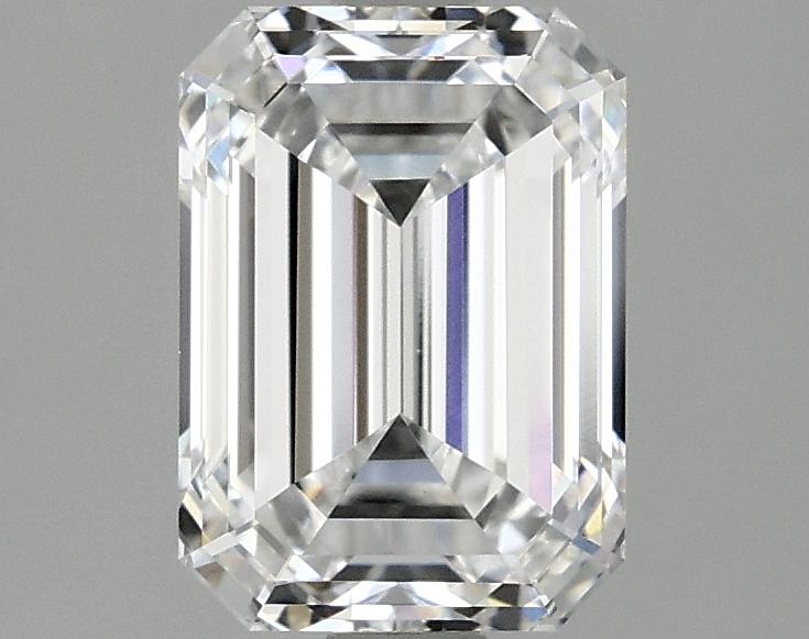 2.06 Carat Emerald Shaped Ideal Cut VVS2 IGI Certified Lab Grown Diamond