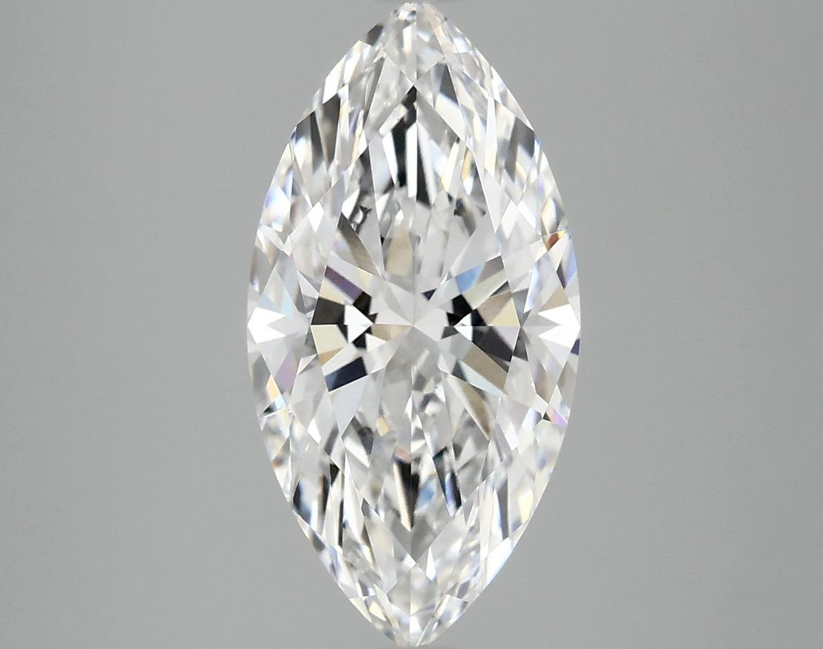 3.01 Carat Marquise Shaped Ideal Cut VVS2 IGI Certified Lab Grown Diamond