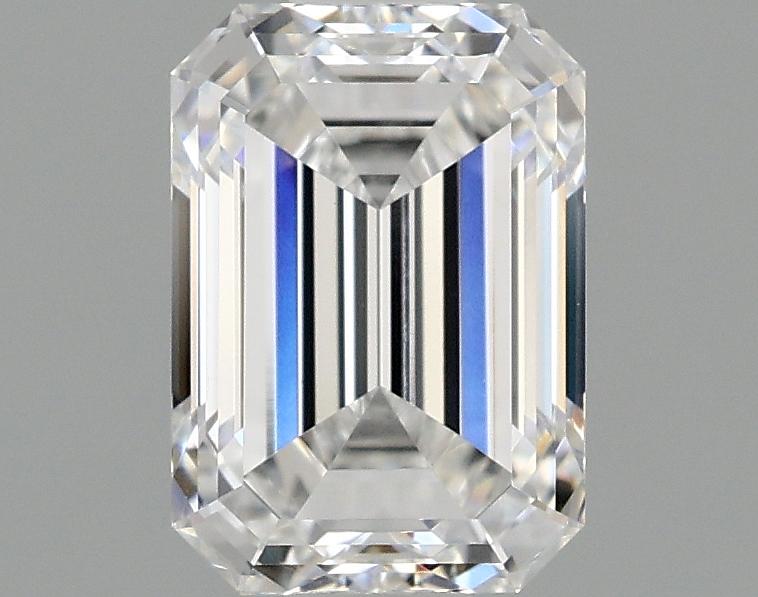 0.98 Carat Emerald Shaped Ideal Cut VVS2 IGI Certified Lab Grown Diamond
