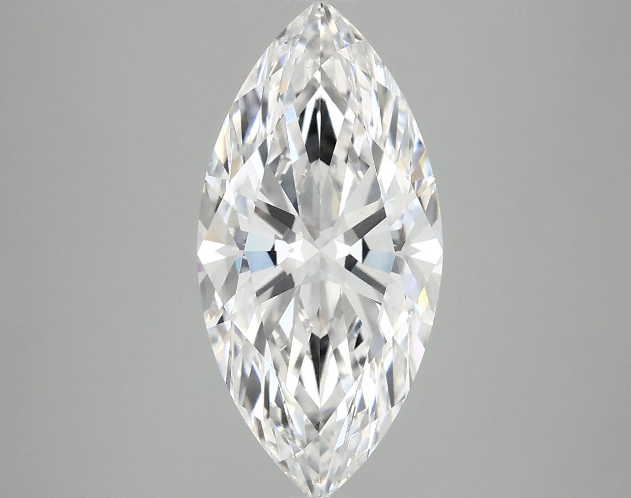 3.09 Carat Marquise Shaped Excellent Cut VS1 IGI Certified Lab Grown Diamond
