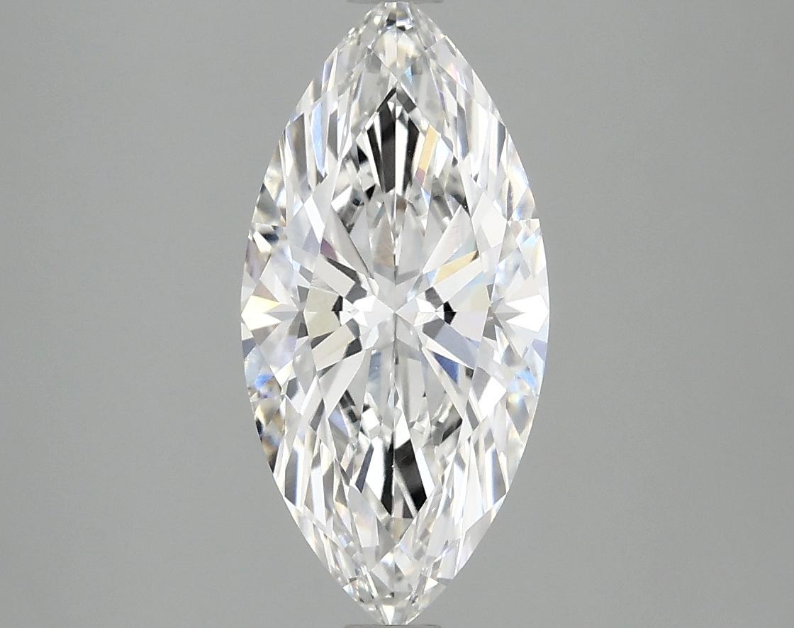 2.03 Carat Marquise Shaped Excellent Cut VVS2 IGI Certified Lab Grown Diamond