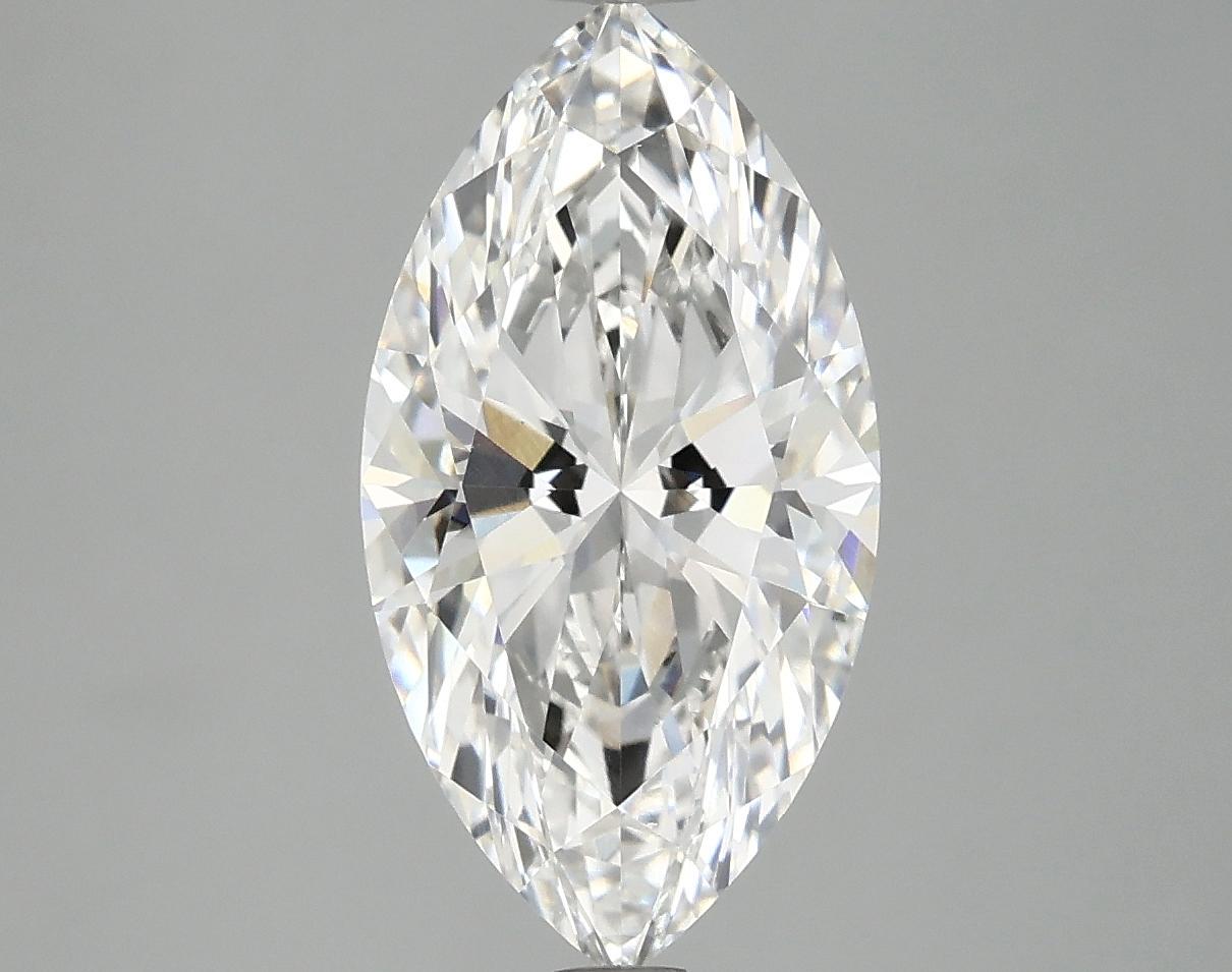 3.08 Carat Marquise Shaped Excellent Cut VVS2 IGI Certified Lab Grown Diamond