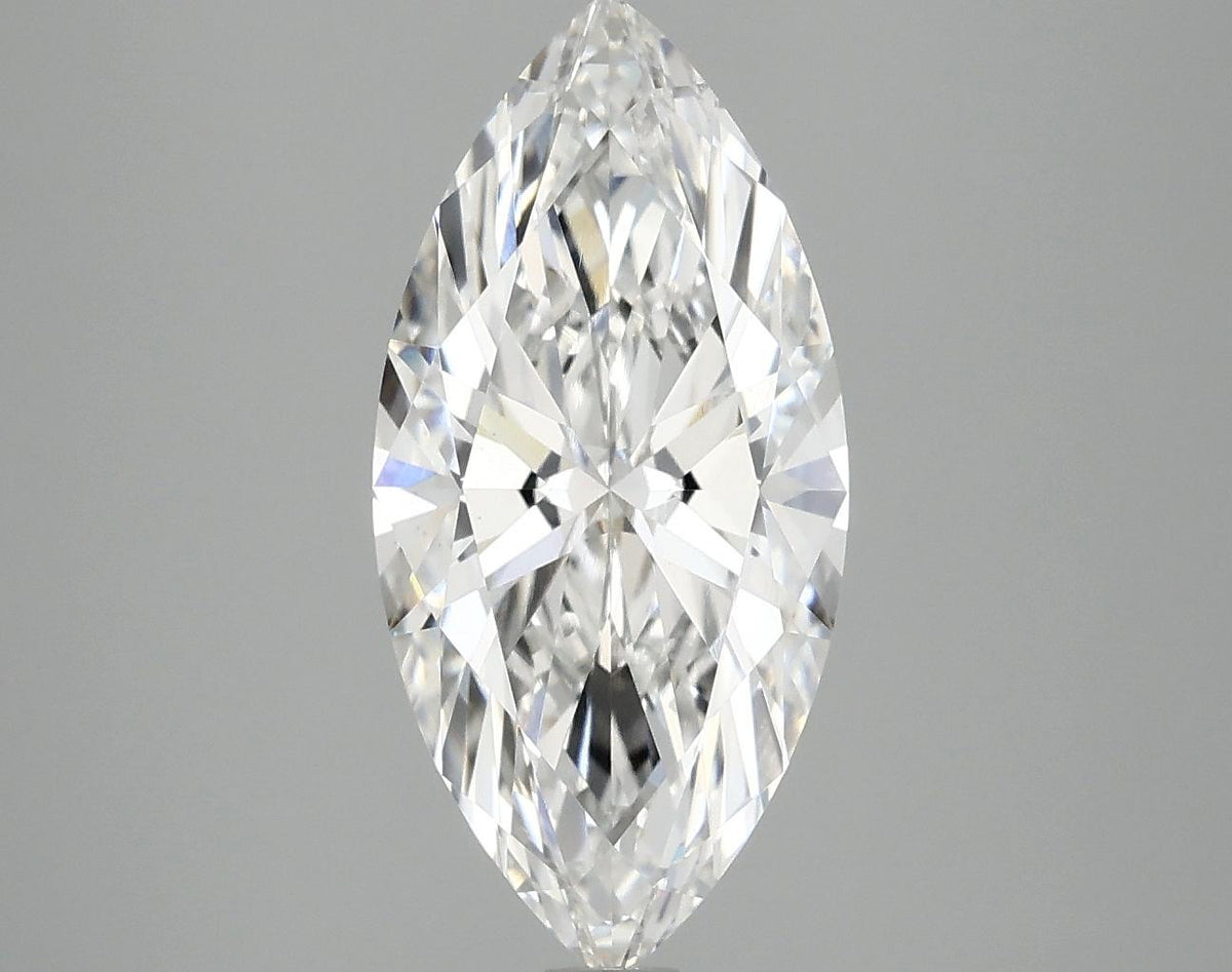 2.83 Carat Marquise Shaped Excellent Cut VS1 IGI Certified Lab Grown Diamond