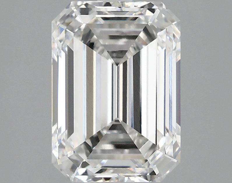 2.53 Carat Emerald Shaped Ideal Cut VVS2 IGI Certified Lab Grown Diamond