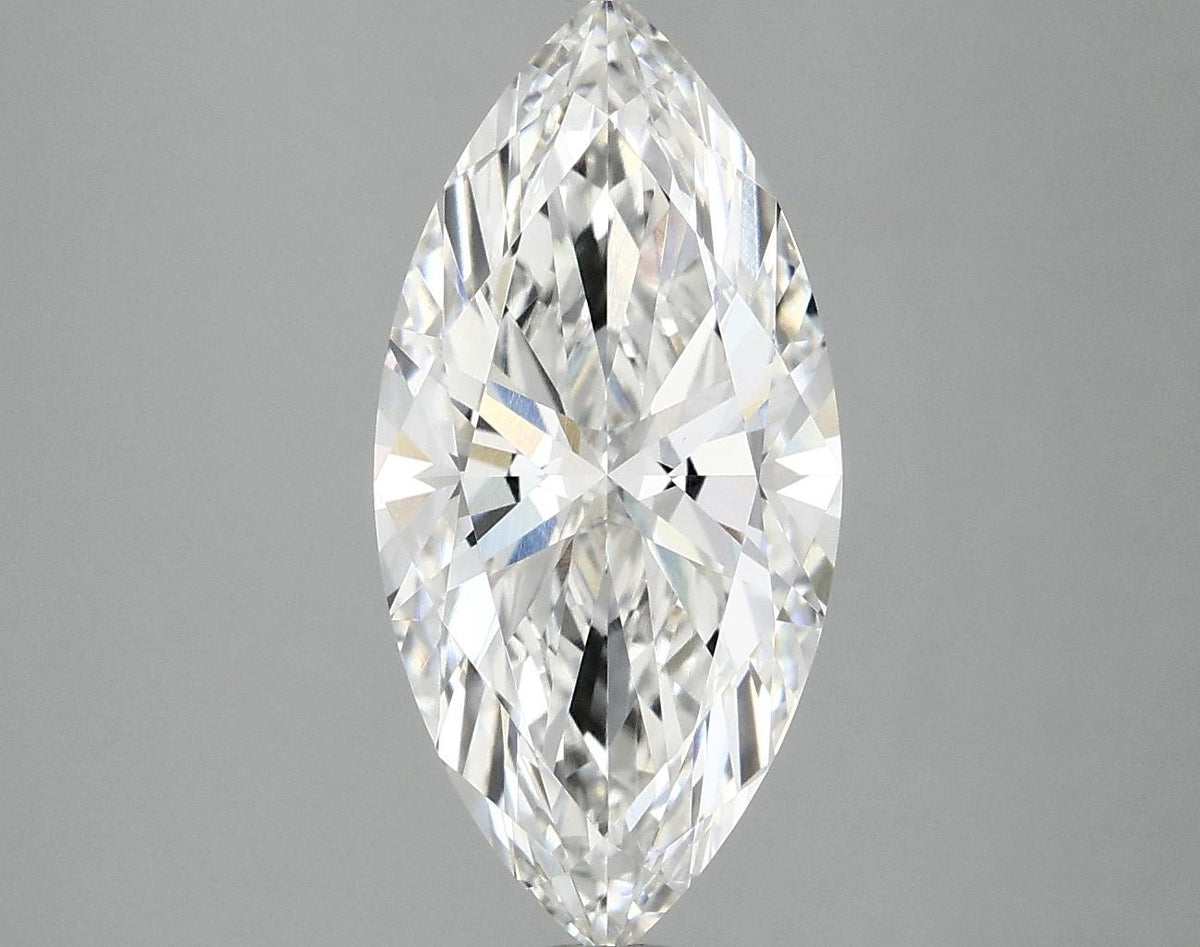 3.02 Carat Marquise Shaped Excellent Cut VVS2 IGI Certified Lab Grown Diamond