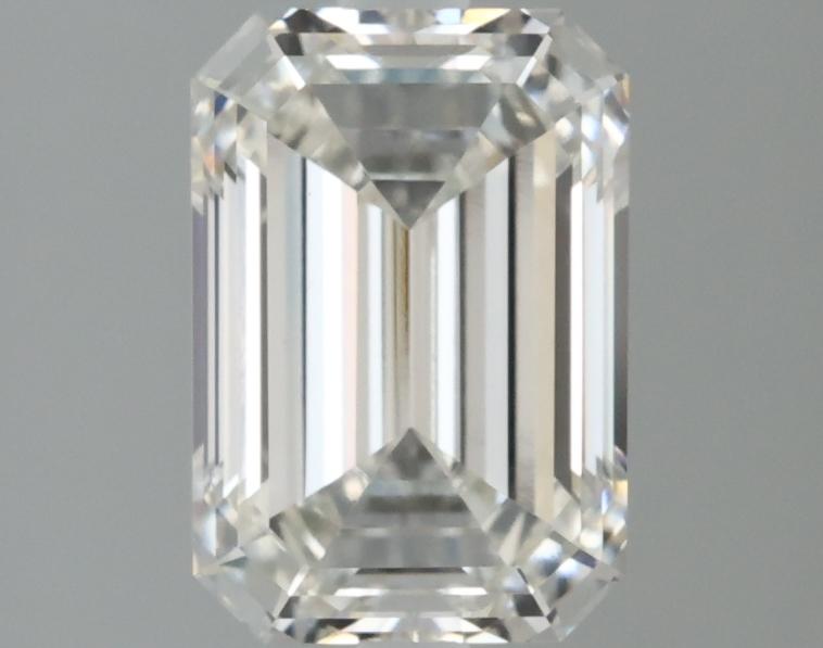 2.12 Carat Emerald Shaped Ideal Cut VVS2 IGI Certified Lab Grown Diamond
