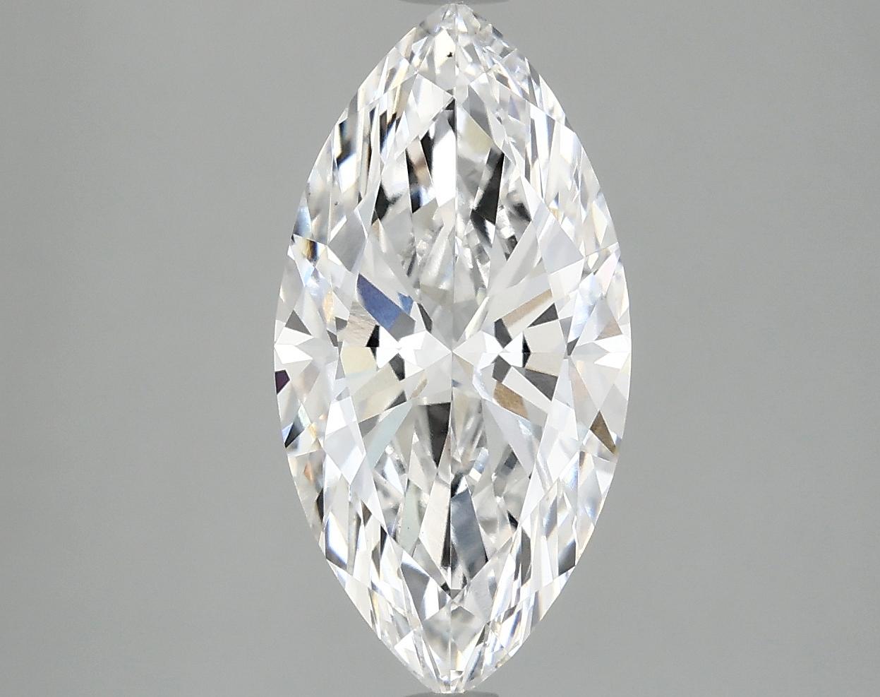 2.97 Carat Marquise Shaped Ideal Cut VS2 IGI Certified Lab Grown Diamond
