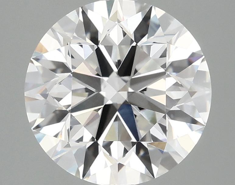 2.97 Carat Round Shaped Excellent Cut VVS2 IGI Certified Lab Grown Diamond