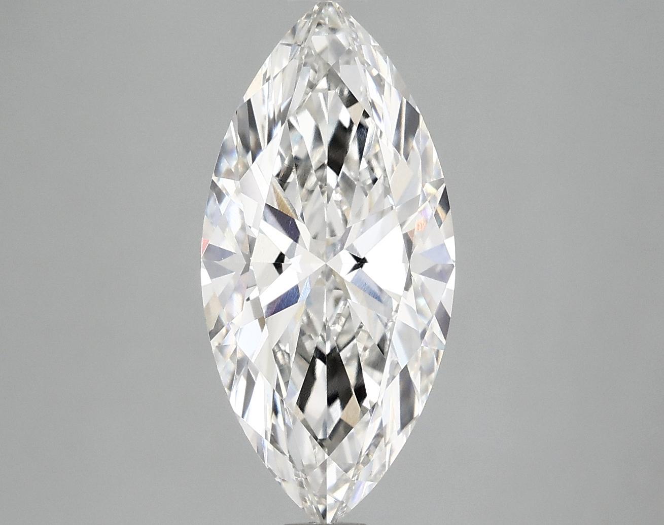 3.03 Carat Marquise Shaped Excellent Cut VVS2 IGI Certified Lab Grown Diamond