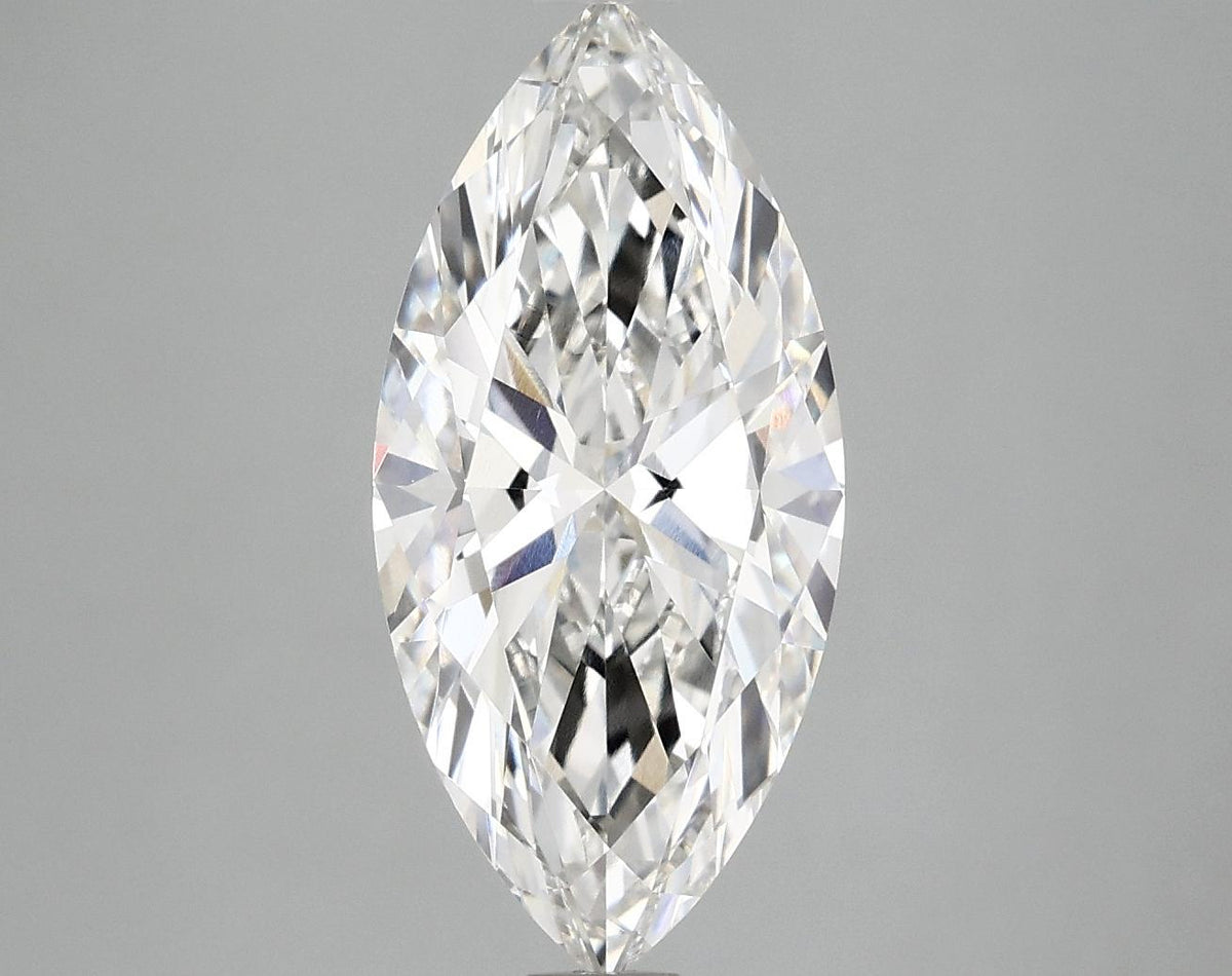 3.03 Carat Marquise Shaped Excellent Cut VVS2 IGI Certified Lab Grown Diamond