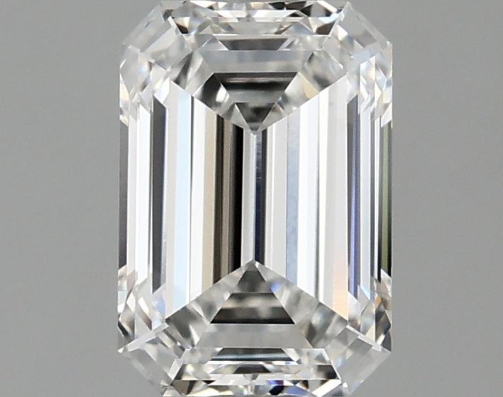 1.1 Carat Emerald Shaped Ideal Cut VVS2 IGI Certified Lab Grown Diamond