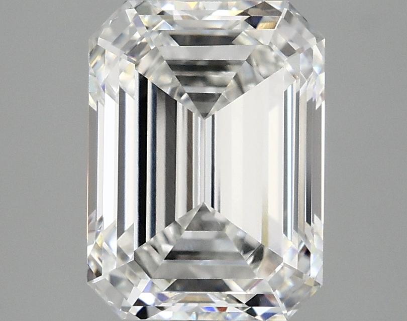 3.07 Carat Emerald Shaped Excellent Cut VVS2 IGI Certified Lab Grown Diamond
