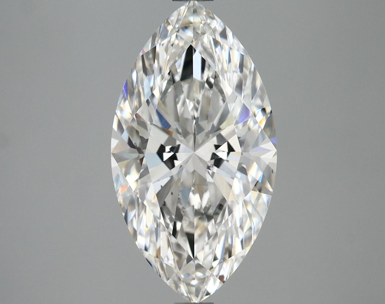 3.06 Carat Marquise Shaped Excellent Cut VS2 IGI Certified Lab Grown Diamond