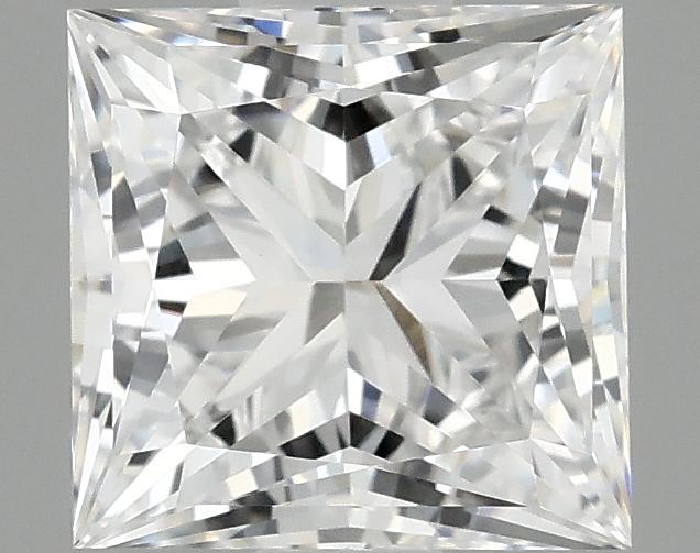 0.98 Carat Princess Shaped Ideal Cut VVS2 IGI Certified Lab Grown Diamond