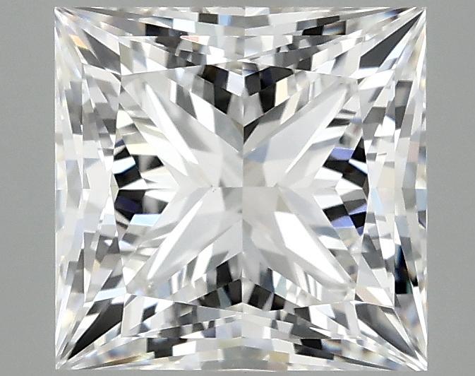 3.03 Carat Princess Shaped Ideal Cut VVS2 IGI Certified Lab Grown Diamond
