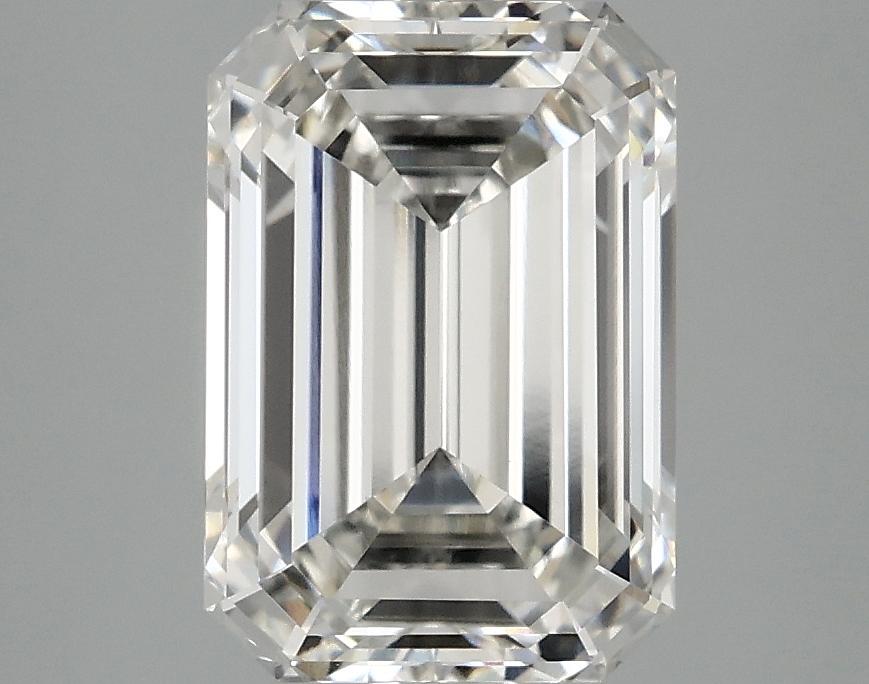 3.09 Carat Emerald Shaped Ideal Cut VVS2 IGI Certified Lab Grown Diamond