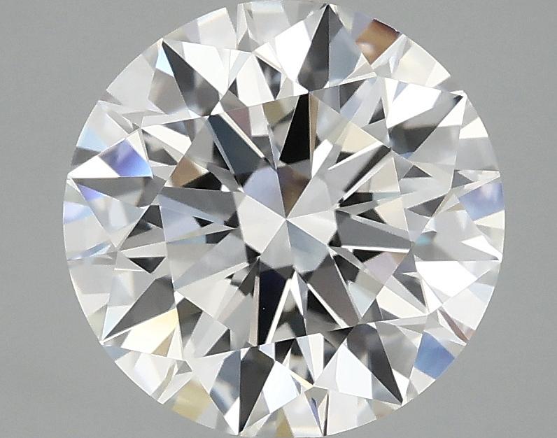 3.08 Carat Round Shaped Ideal Cut VVS2 IGI Certified Lab Grown Diamond