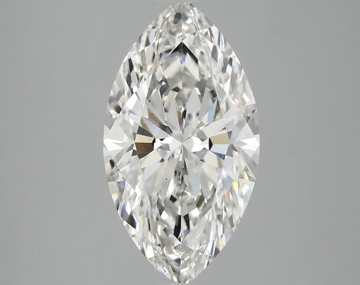 2.87 Carat Marquise Shaped Excellent Cut VS2 IGI Certified Lab Grown Diamond