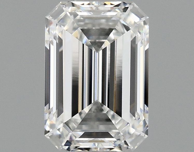 1.07 Carat Emerald Shaped Ideal Cut VVS2 IGI Certified Lab Grown Diamond
