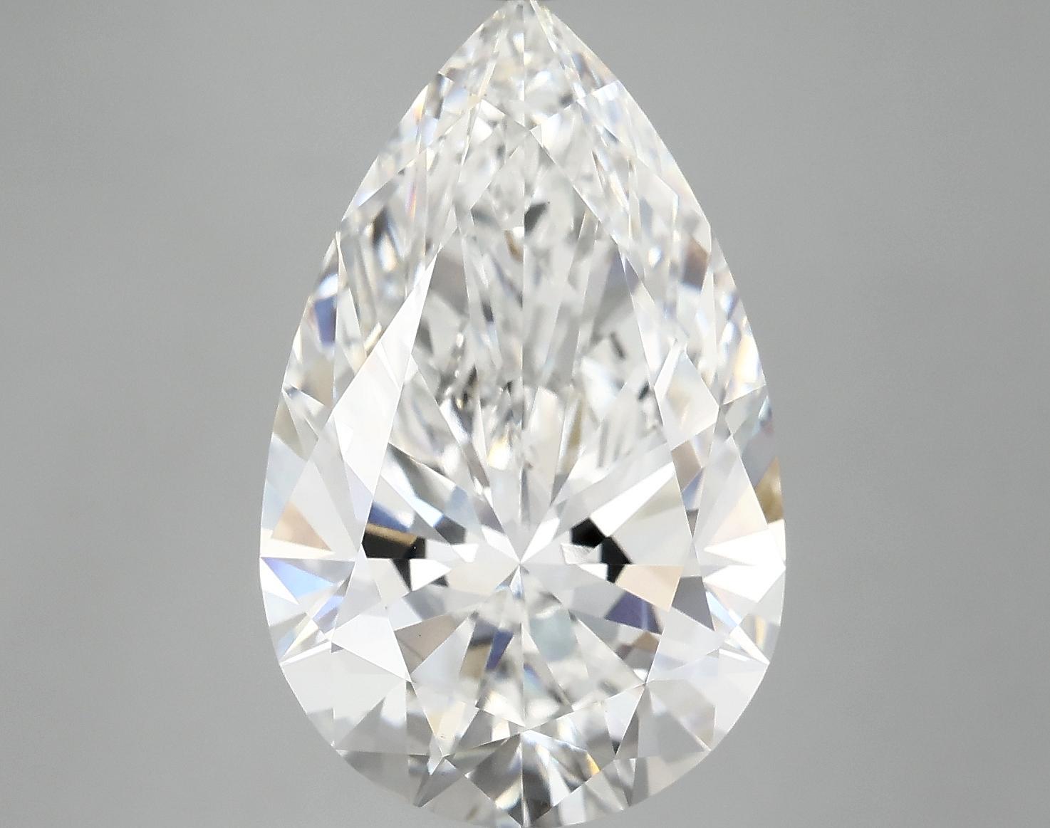 7.16 Carat Pear Shaped Ideal Cut VS1 IGI Certified Lab Grown Diamond