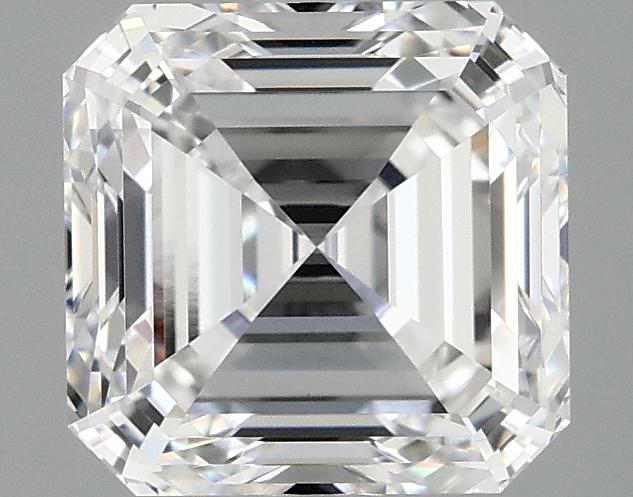2.42 Carat Asscher Shaped Ideal Cut VVS2 IGI Certified Lab Grown Diamond