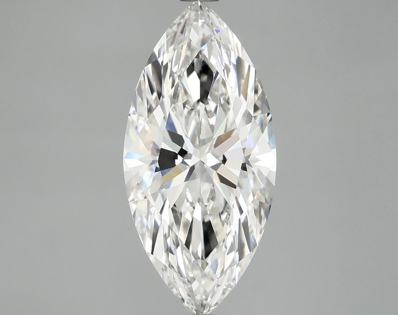 3.02 Carat Marquise Shaped Excellent Cut VVS2 IGI Certified Lab Grown Diamond