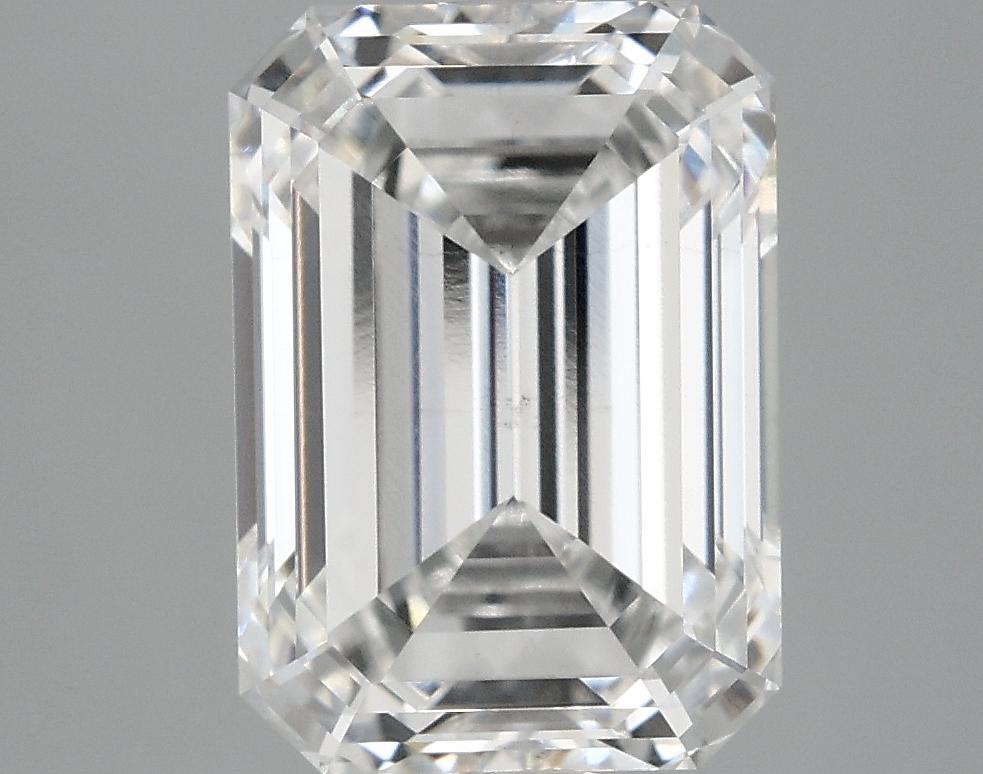 3.06 Carat Emerald Shaped Ideal Cut VS2 IGI Certified Lab Grown Diamond