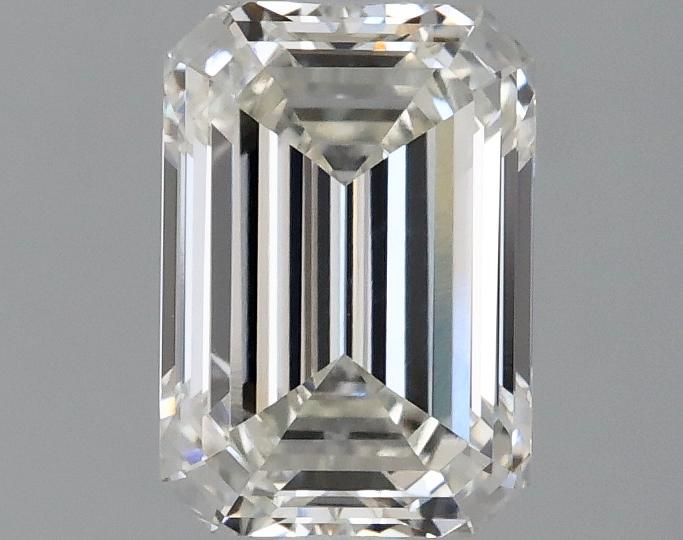 1.58 Carat Emerald Shaped Ideal Cut VVS1 IGI Certified Lab Grown Diamond