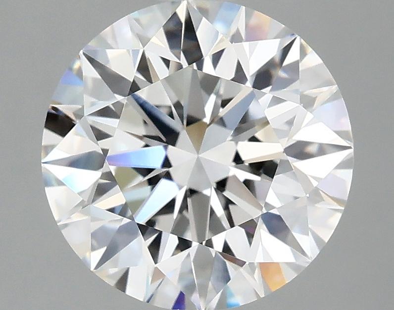 3.08 Carat Round Shaped Excellent Cut VVS2 IGI Certified Lab Grown Diamond