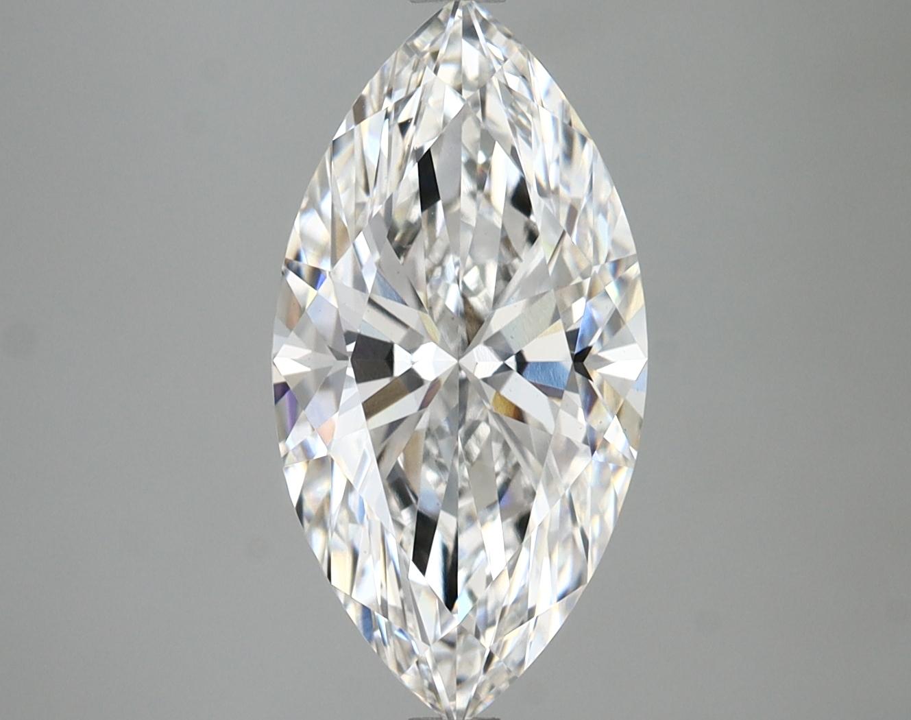 3.04 Carat Marquise Shaped Ideal Cut VS1 IGI Certified Lab Grown Diamond