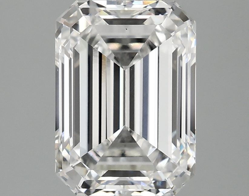 3.04 Carat Emerald Shaped Excellent Cut VS2 IGI Certified Lab Grown Diamond