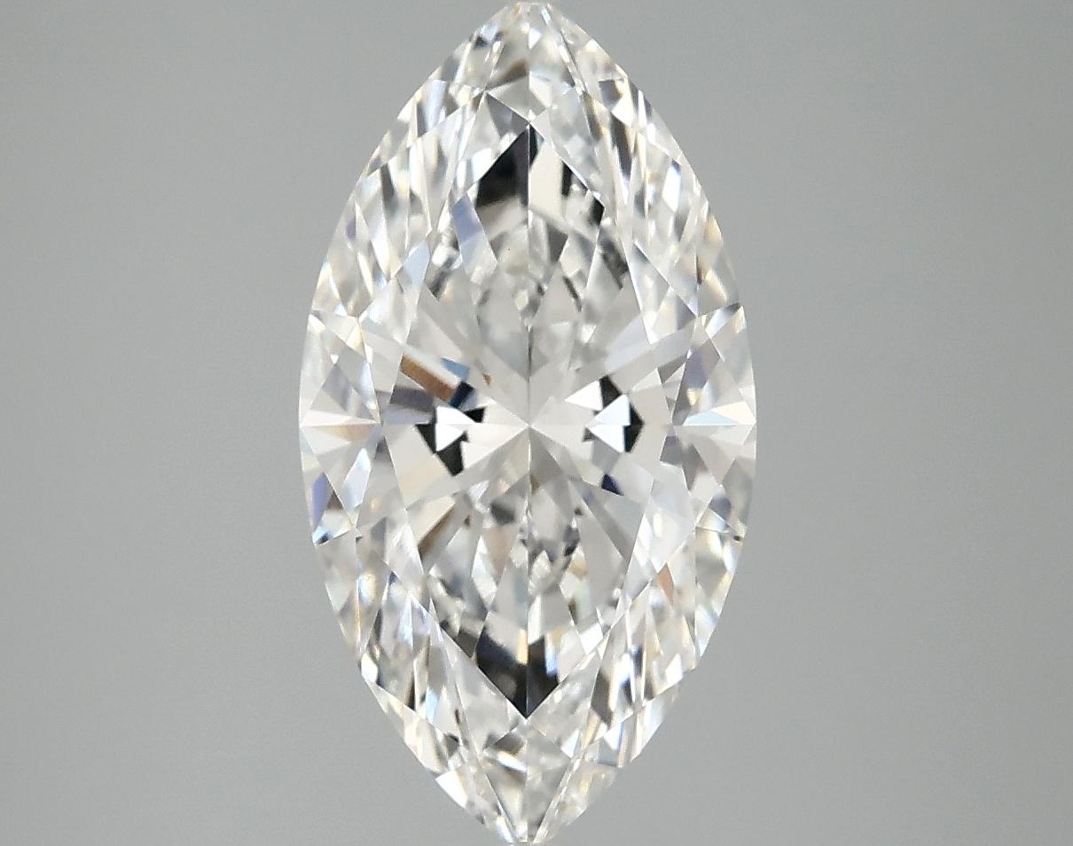 3.08 Carat Marquise Shaped Excellent Cut VVS2 IGI Certified Lab Grown Diamond