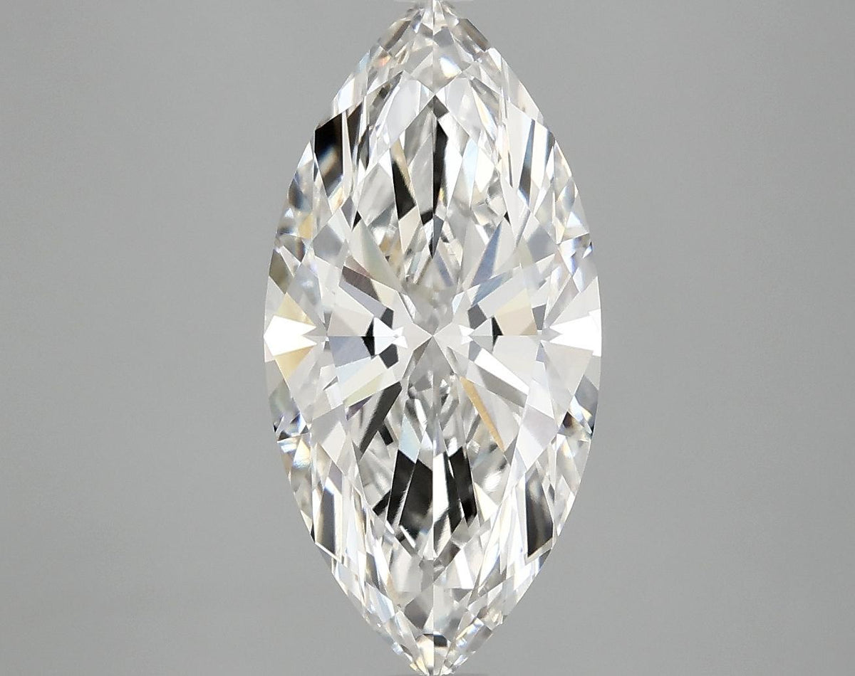 3.08 Carat Marquise Shaped Excellent Cut VVS2 IGI Certified Lab Grown Diamond