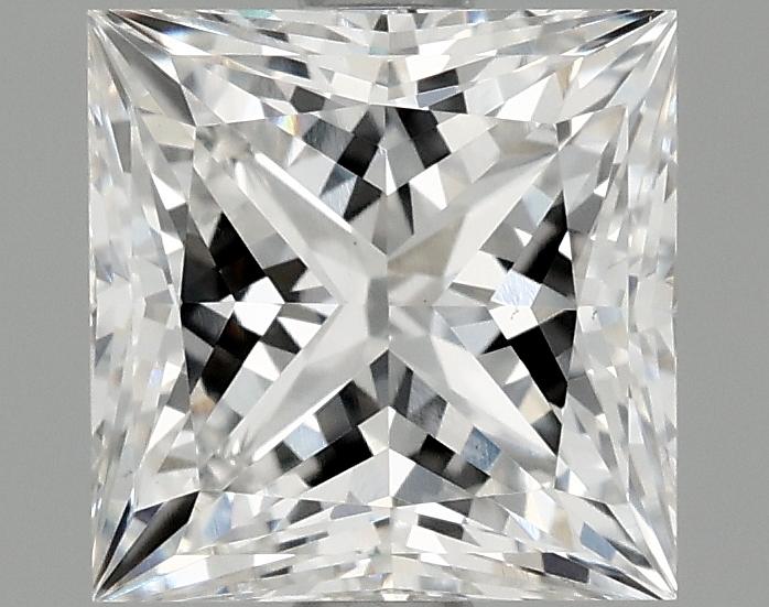 1.58 Carat Princess Shaped Ideal Cut VS1 IGI Certified Lab Grown Diamond