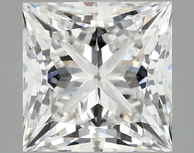 2.55 Carat Princess Shaped Ideal Cut VS1 IGI Certified Lab Grown Diamond