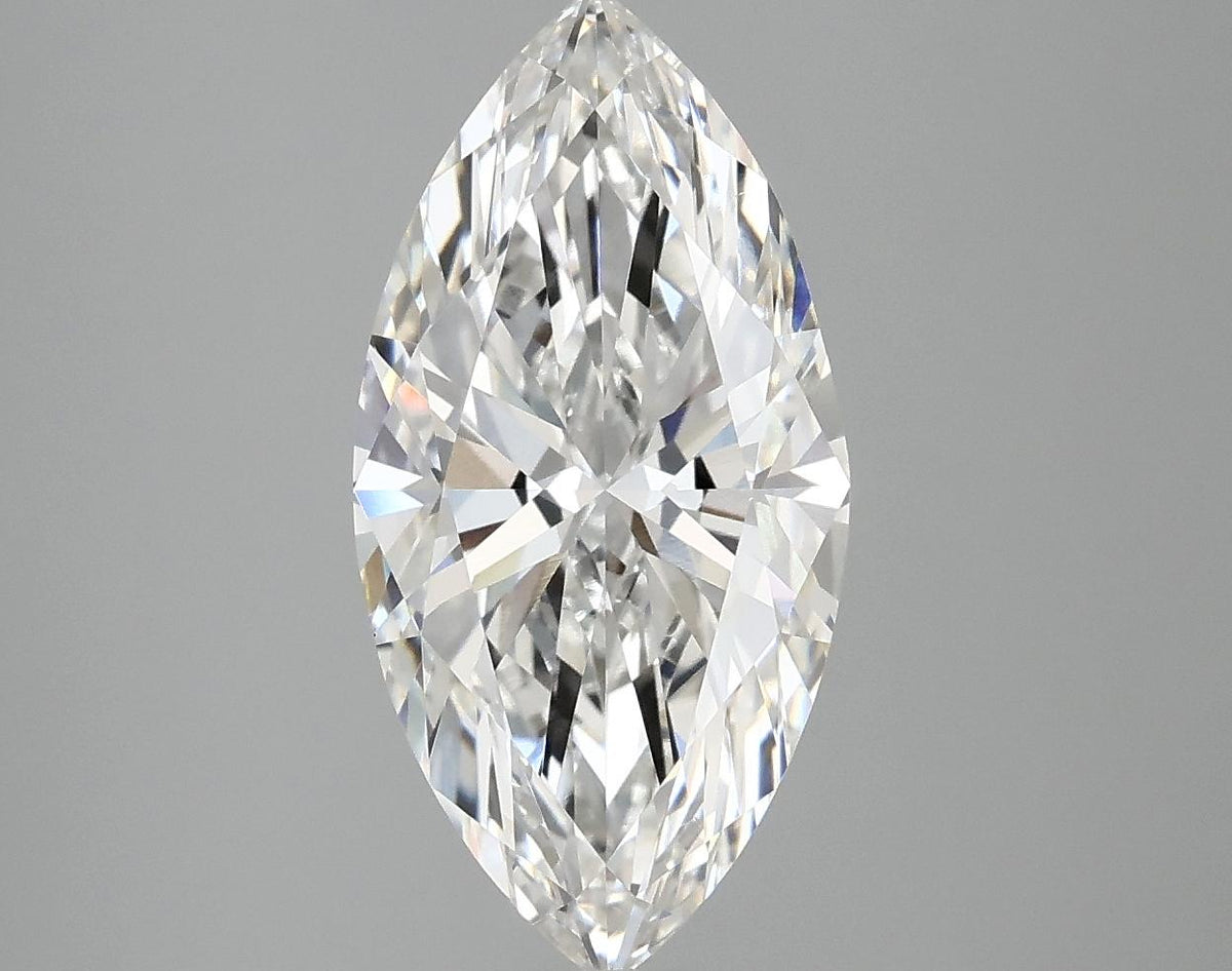 3.01 Carat Marquise Shaped Ideal Cut VVS2 IGI Certified Lab Grown Diamond