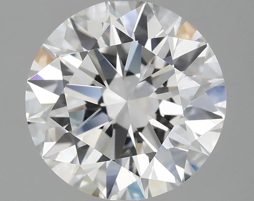 2.95 Carat Round Shaped Excellent Cut VVS2 IGI Certified Lab Grown Diamond