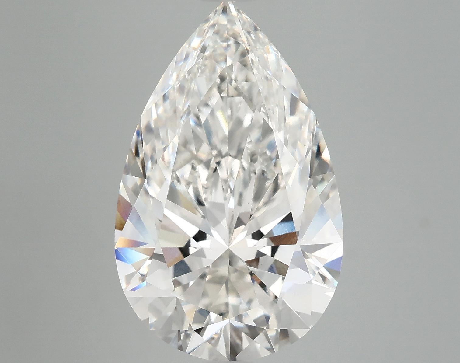 8.06 Carat Pear Shaped Ideal Cut VS1 IGI Certified Lab Grown Diamond